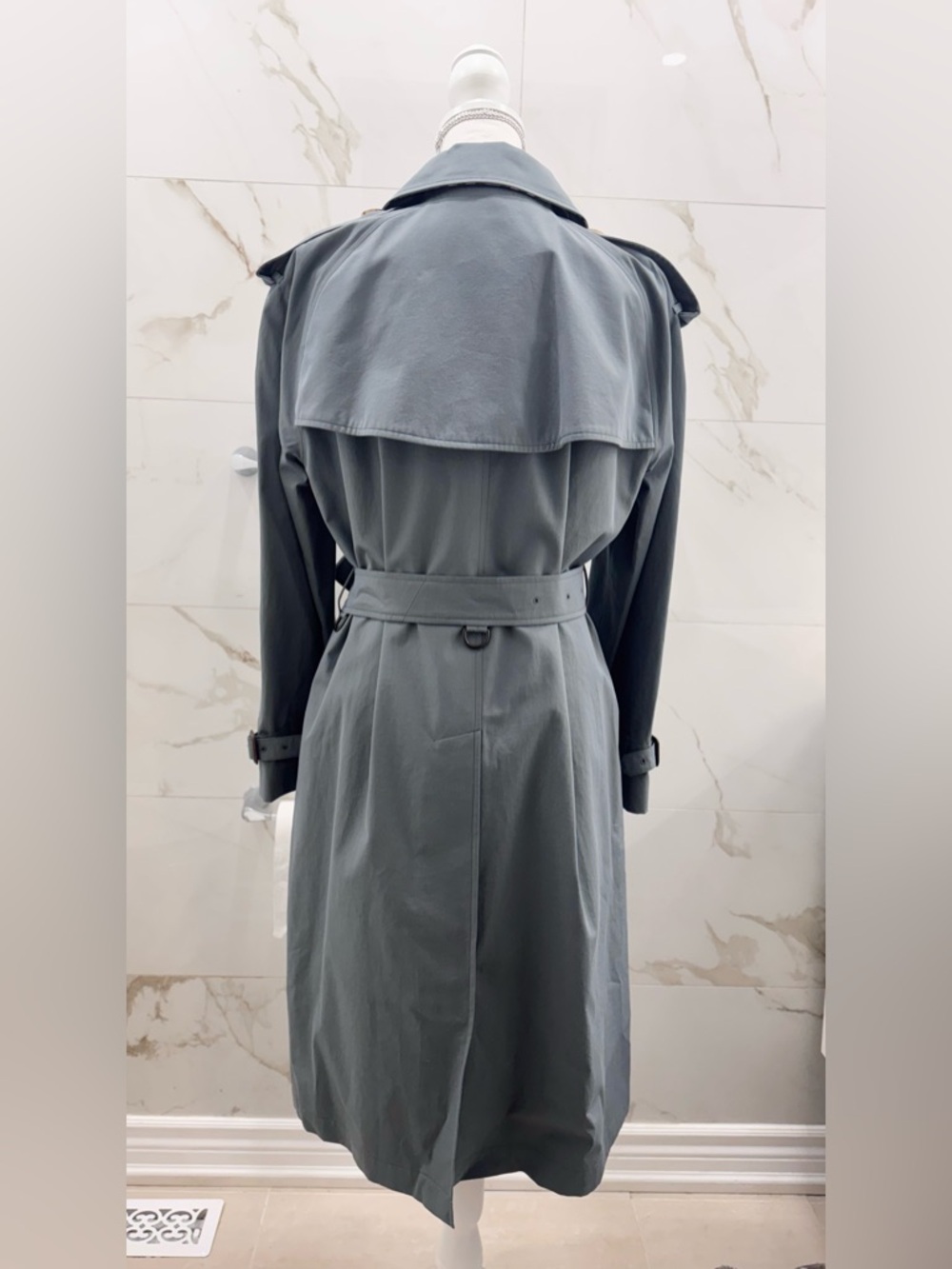[Authentic] Burberry - Tropical Gabardine  -Rare, Wool Lining Trench Coat - Picture 2 of 16